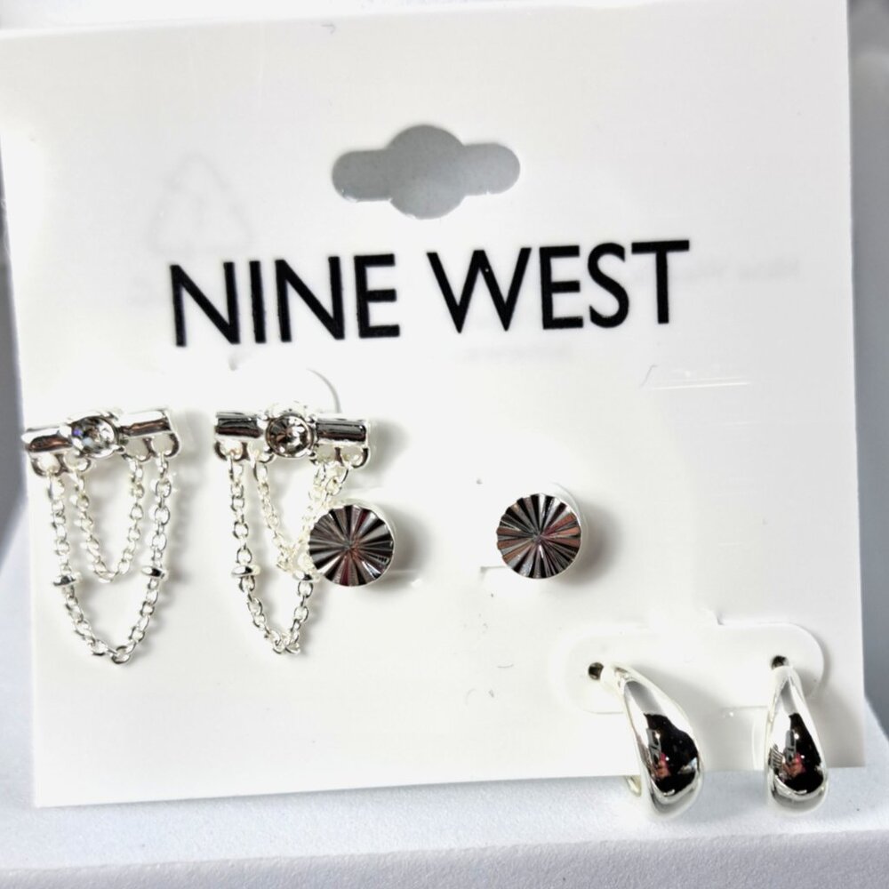 Set of 3 Nine West Earrings